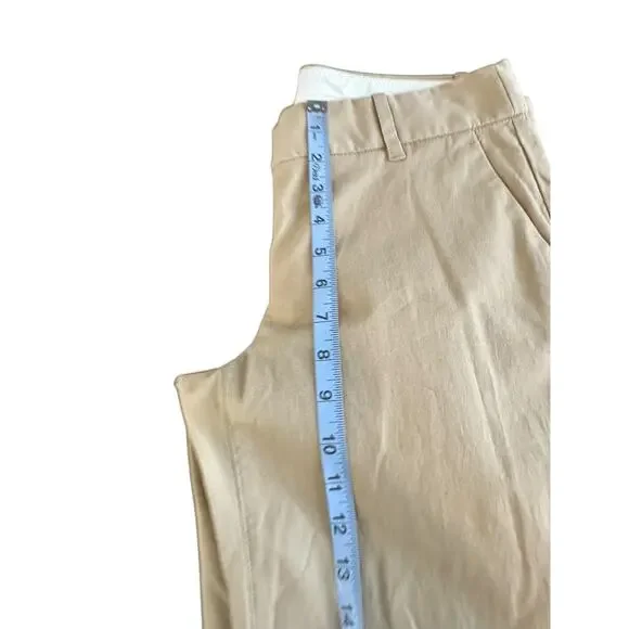 J.Crew‎ City Fit Pants Tank Khaki Stretch Boot Cut Office Work Career Size 2S - Picture 9 of 9